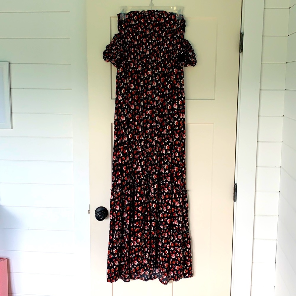 Xhilaration sleeveless floral maxi sundress